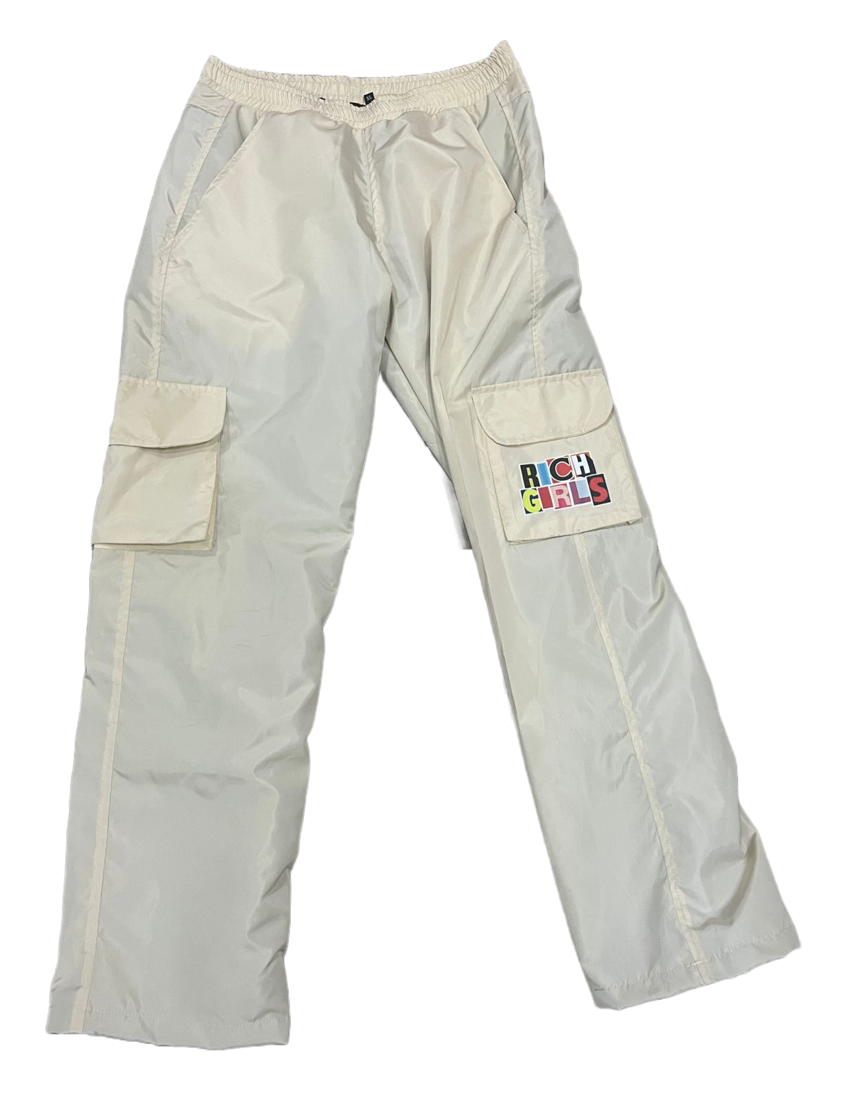 Nylon Joggers Cream