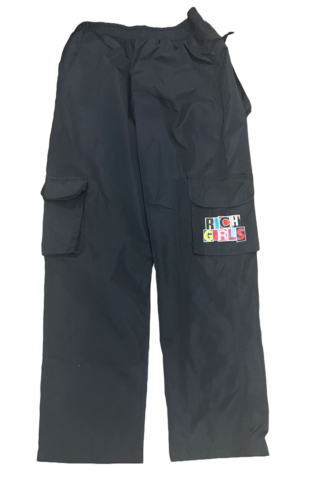 Nylon Joggers Black
