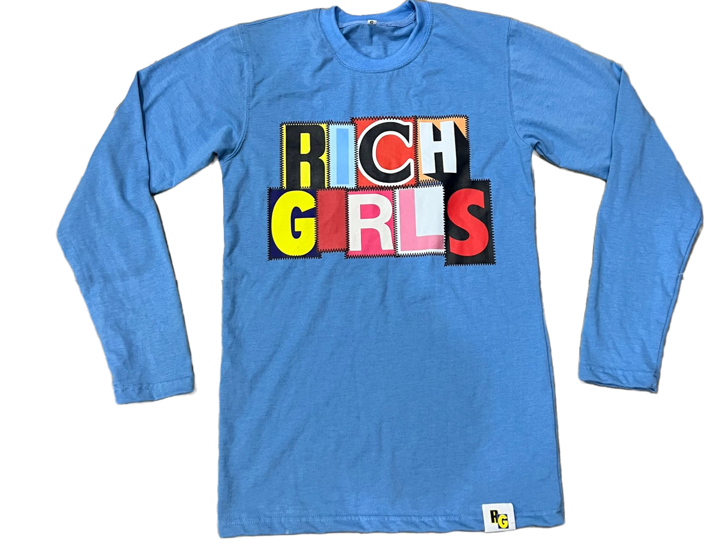 Long sleeve T shirt - Baby blue